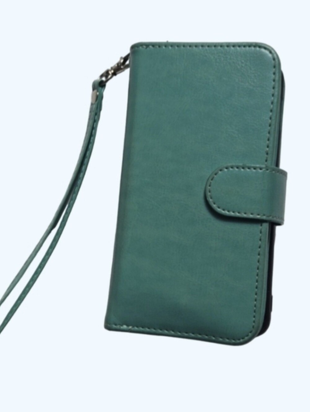 Samsung S9 Mint Green Flip Wallet Phone Case-Used with Life Left